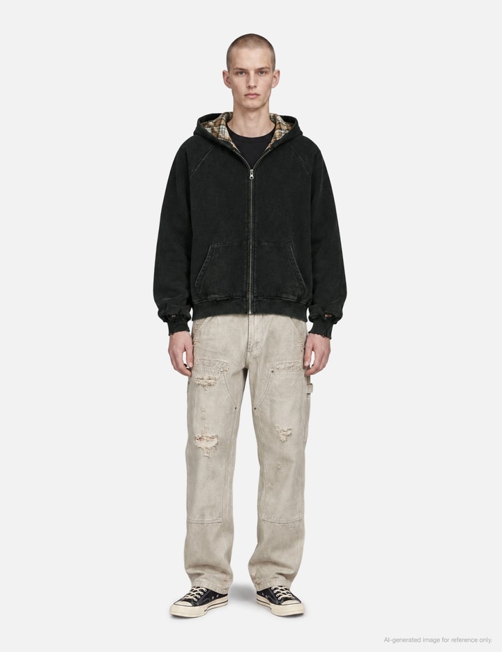 Basketcase Hench Plaid Thermal Lined Zip