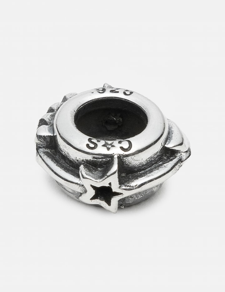 Arrow Star Hollow Rondelle Bead