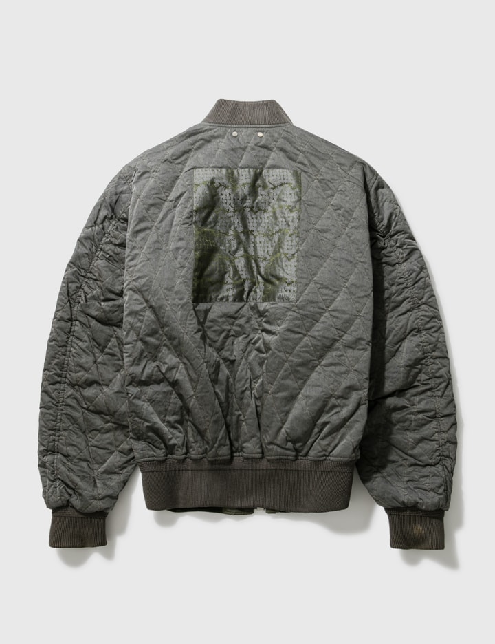 Louis Vuitton Men's Green Nemeth Reversible Quilted Bomber Jacket