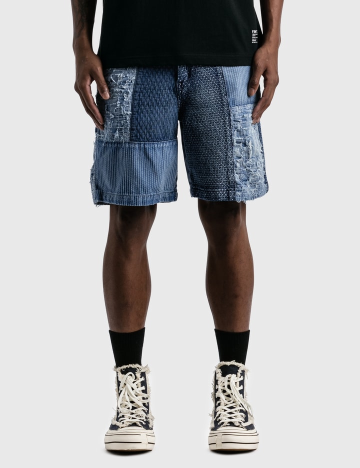10 Years Wash Patchwork Shorts Placeholder Image