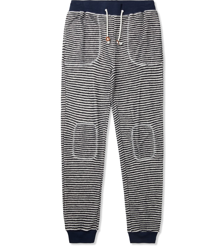 Blue Loop Stripe Sweatpants Placeholder Image