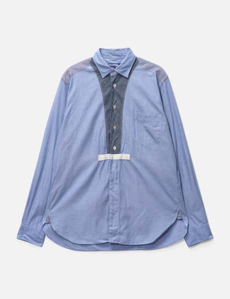 Junya Watanabe JUNYA WATANABE HOUNDSTOOTH PATTERNED SHIRT