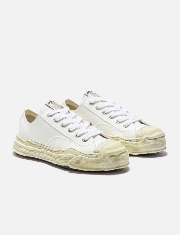 Miharayasuhiro Original Sole Garment Dyed Canvas Low-top Sneaker In White