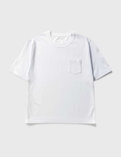 Sacai Side Zip Cotton T-shirt