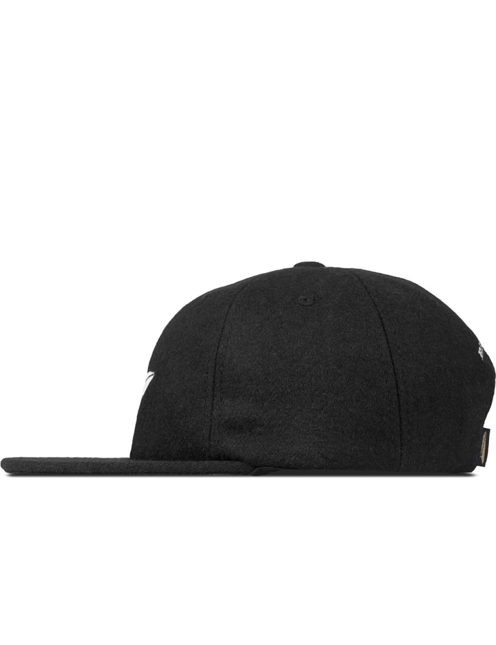 Black Wool Classic Plane 6 Panel Polo Cap Placeholder Image