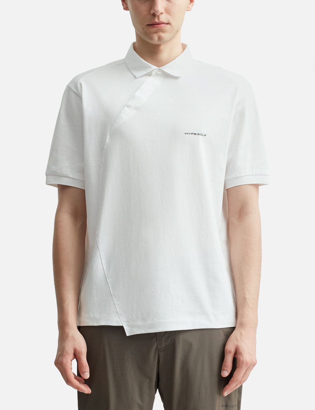 X POST ARCHIVE FACTION (PAF) Diagonal Polo T-Shirt view 17