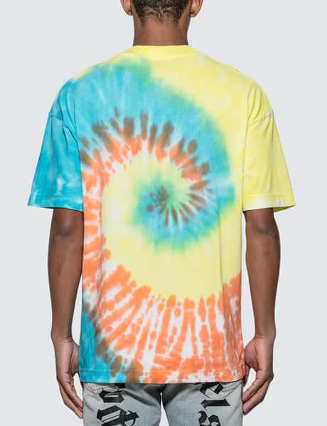 Tie Dye T-shirt in blue - Palm Angels® Official