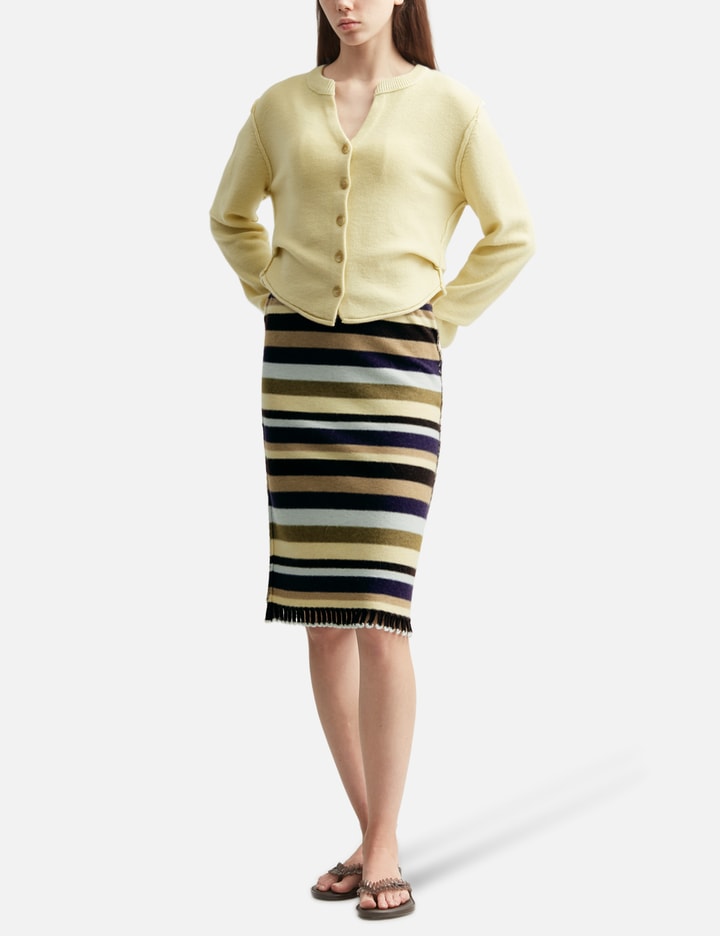 Perverze Side-Tuck Knit Cardigan