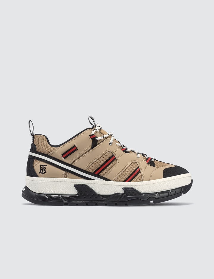 Mesh and Leather Union Sneakers Placeholder Image