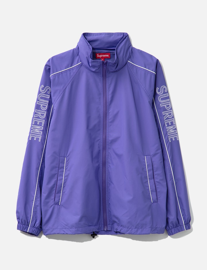 Striped Logo Windbreaker Placeholder Image