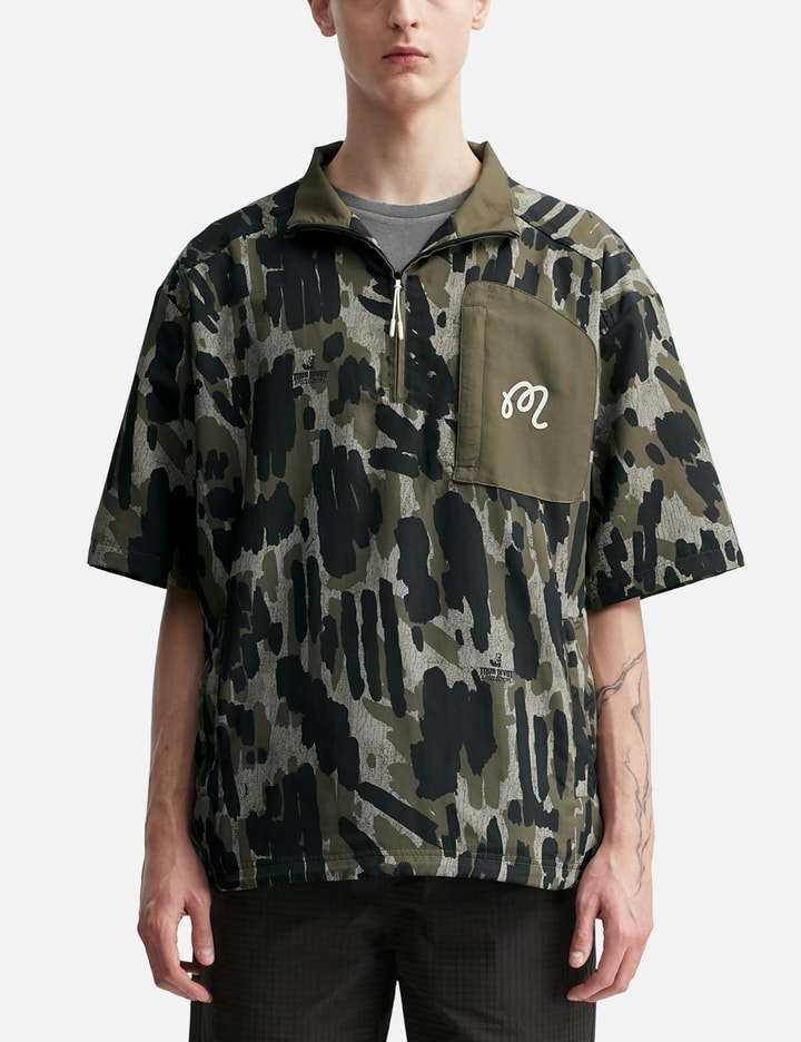 Malbon Golf Tour Divot Camo Windshirt