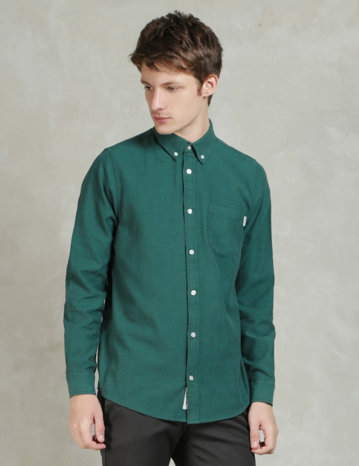 Parsley/Severn Heavy Rinsed L/S Dalton Shirt Placeholder Image