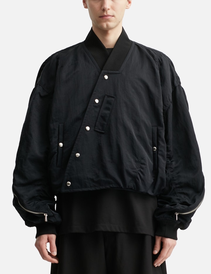 BIAS CUT CROP MA-1 JACKET Placeholder Image