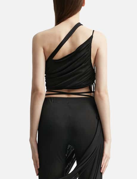 Mono Strap Gathered Tank Top view 9