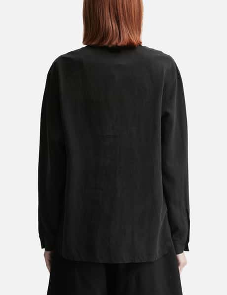 Acceptance Draped Stand-Collar Shirt view 9