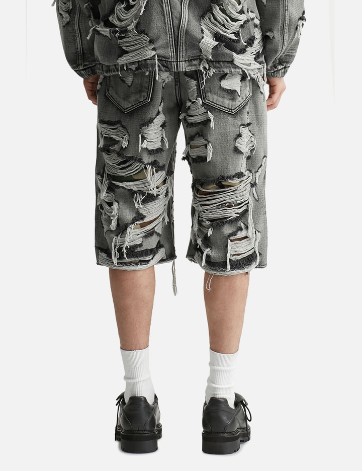 Hell Camo Denim Shorts Placeholder Image