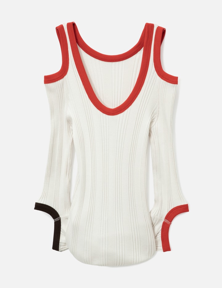 Beautiful People Double-End Suvin Compact Rib Hollow Top