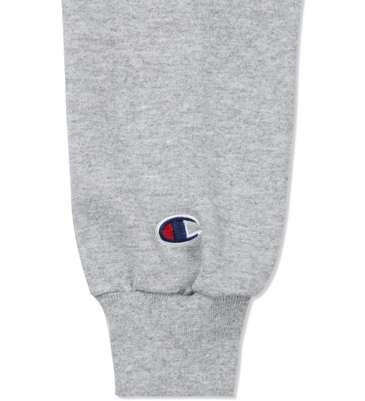 Heather Grey Varsity Champion Hoodie Placeholder Image
