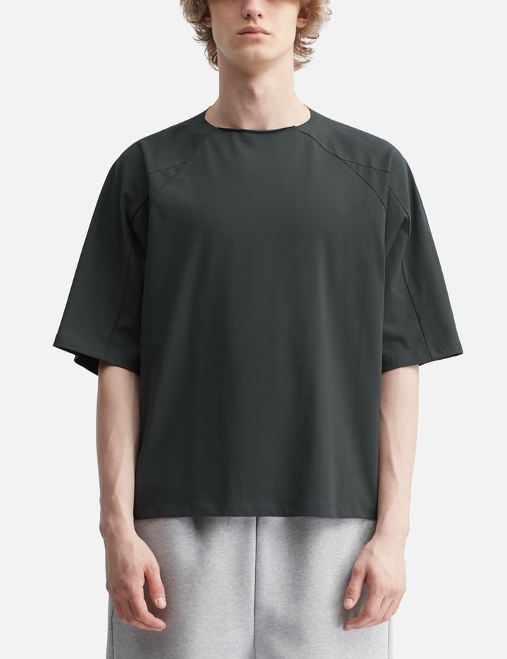 Seventh Box Cut Tee In Black