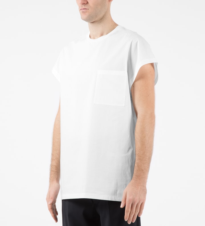 3.1 Phillip Lim White Cut Off Tank