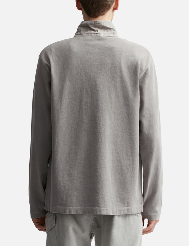 Recycled Heavy Cotton Jersey Tinto Terra Long-Sleeve Polo Placeholder Image