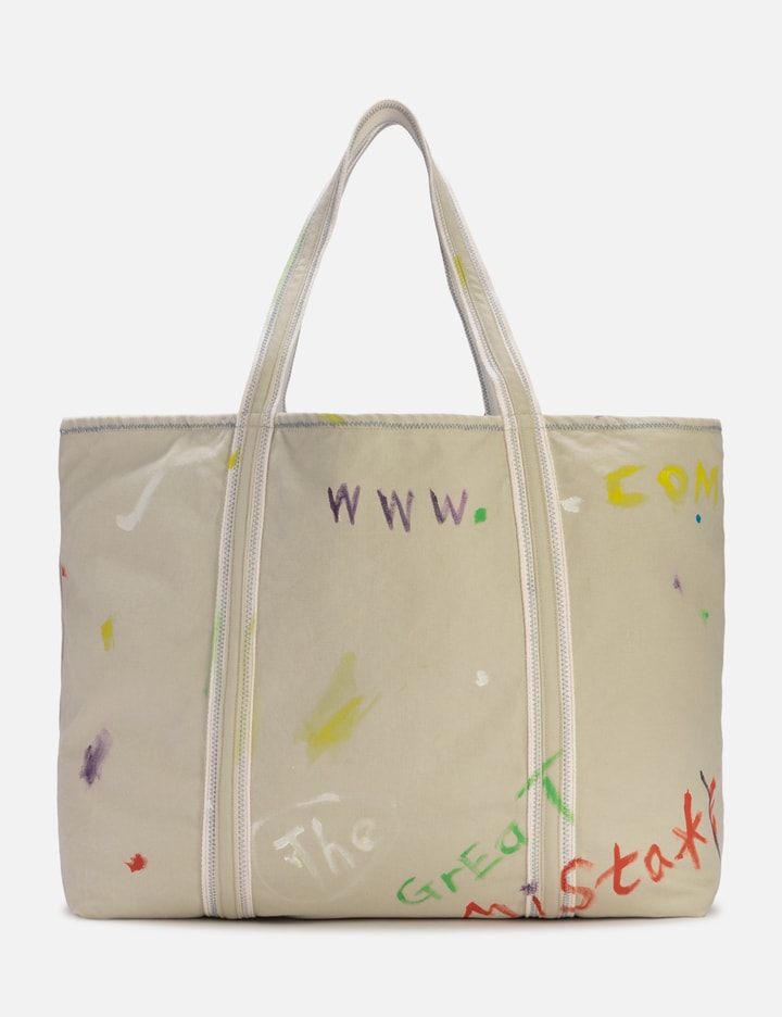 THEGREATMISTAKE No.8 Dye Canvas Tote Bag