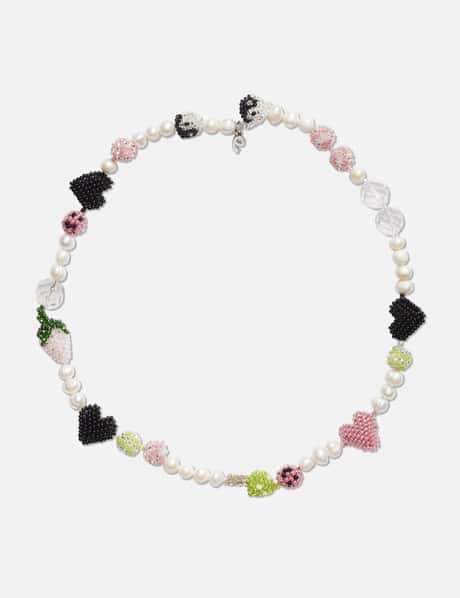 Pura Utz Black Hearts Necklace