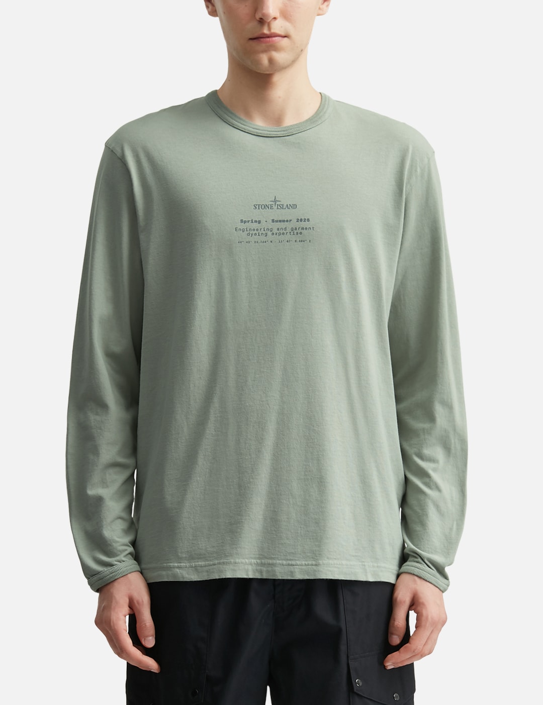 Organic Cotton Jersey Regular Fit Long Sleeve T-Shirt view 11