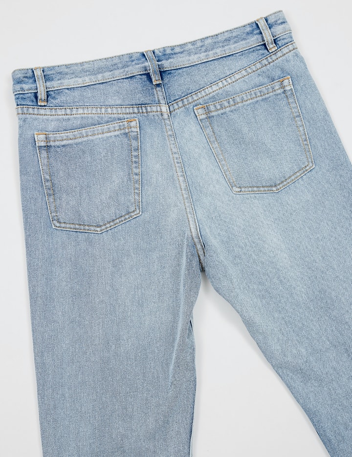 Tapered & Cropped Washed Jeans Placeholder Image