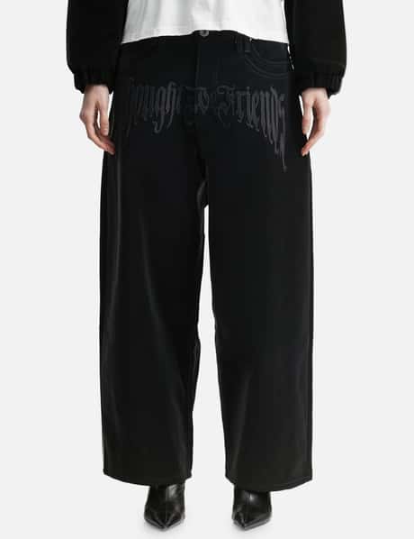 "Stephen" Black Baggy Pants view 10