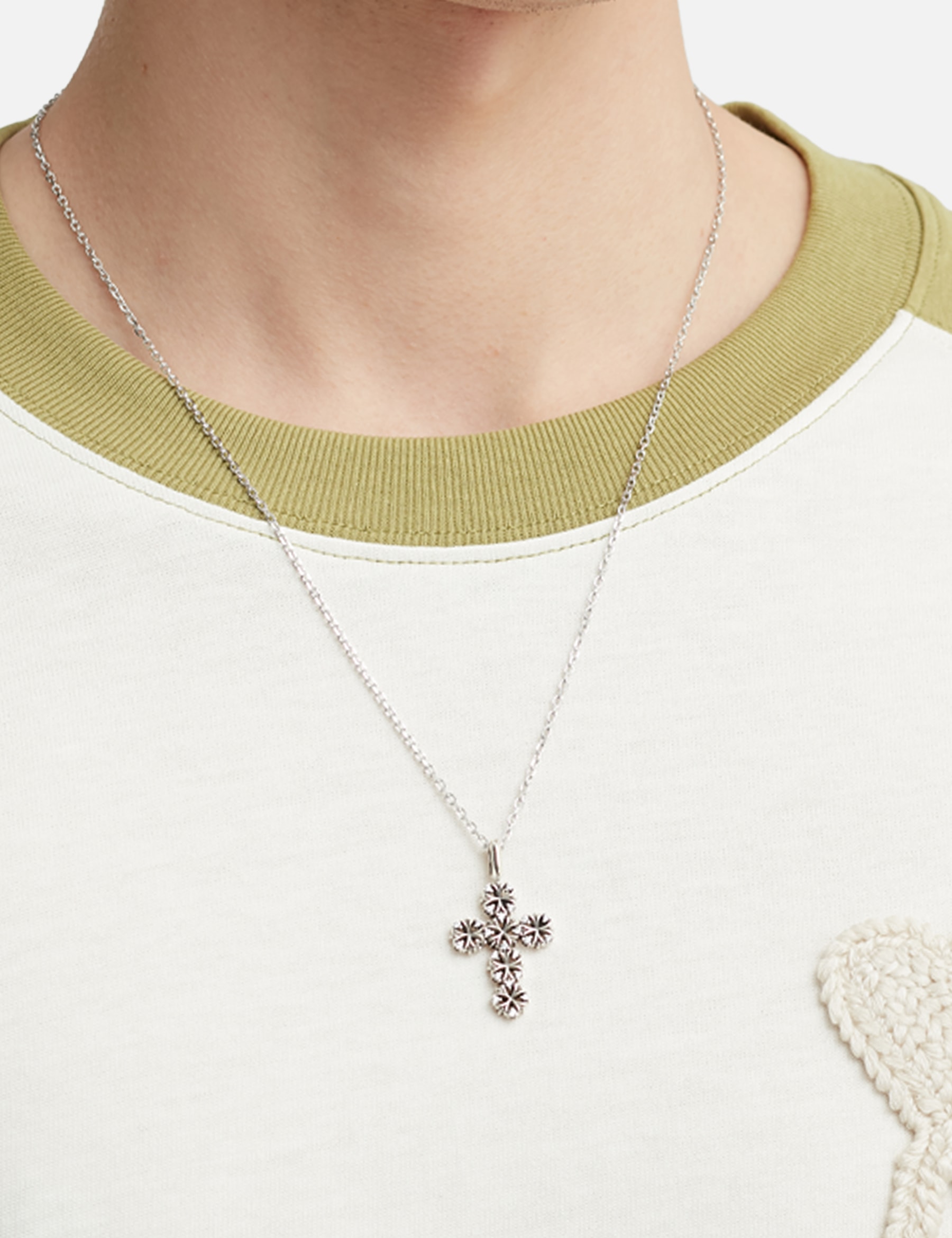 Maltese-Cross Quadruplets Cross Pendant Necklace view 16