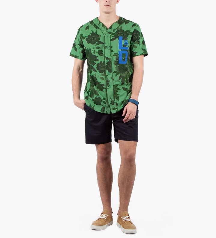 Green Upper West Baseball Jersey Placeholder Image