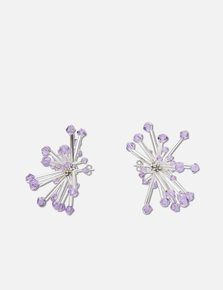 Allium Cepa Silver Minimus Earrings