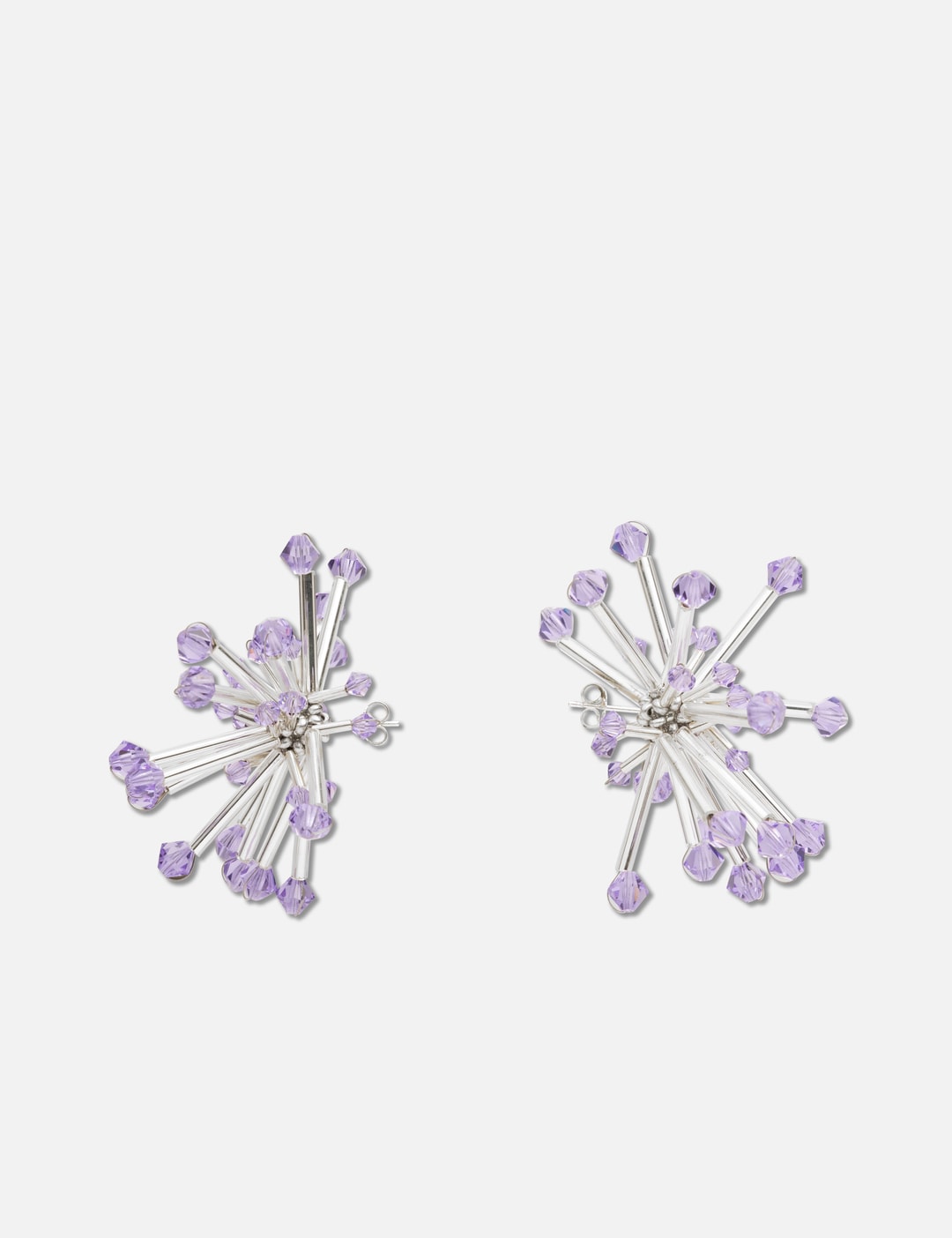 Allium Cepa Silver Minimus Earrings view 7