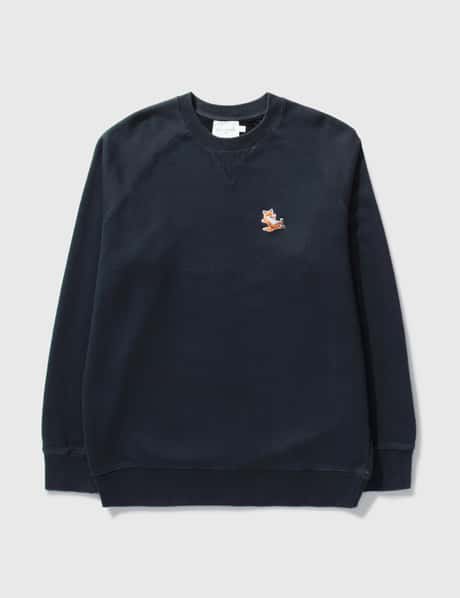 Maison Kitsune Chillax Fox Patch Classic Sweatshirt