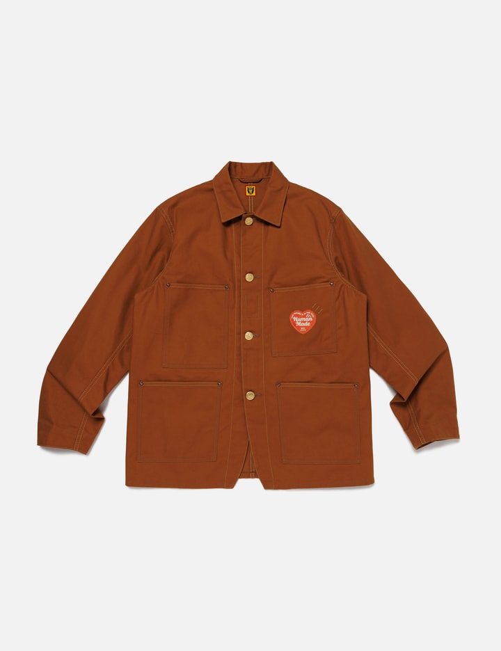 Human Made Duck Coverall Jacket In Brown