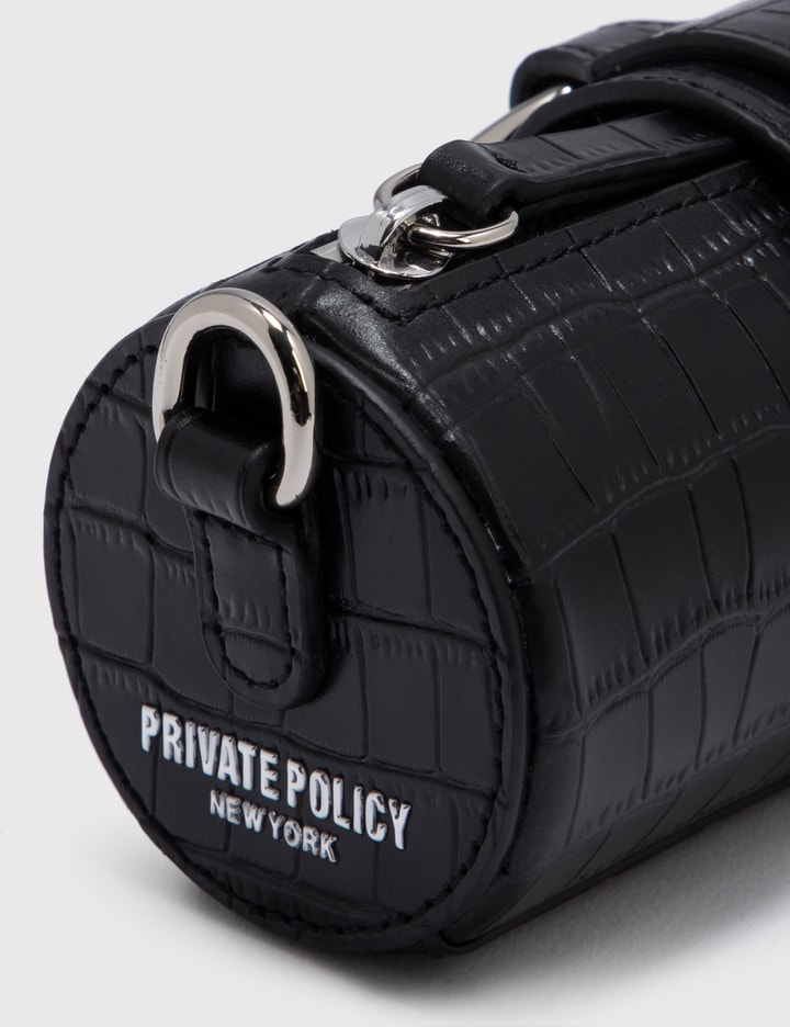 Mini Barrel Bag - Black - PRIVATE POLICY