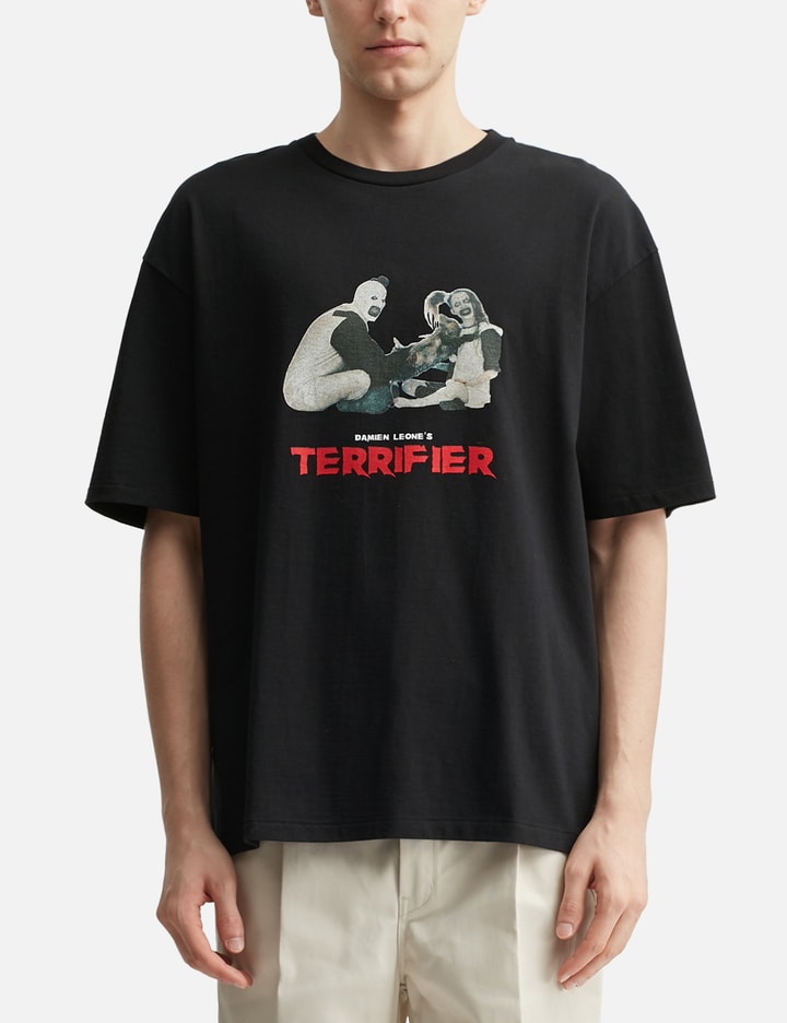 Terrifier / Washed Heavy Weight Crew Neck T-shirt ( Type-3 ) Placeholder Image