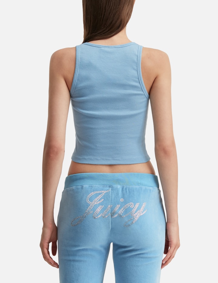 Sporty & Rich Sporty & Rich X Juicy Couture Crown Ribbed Tank