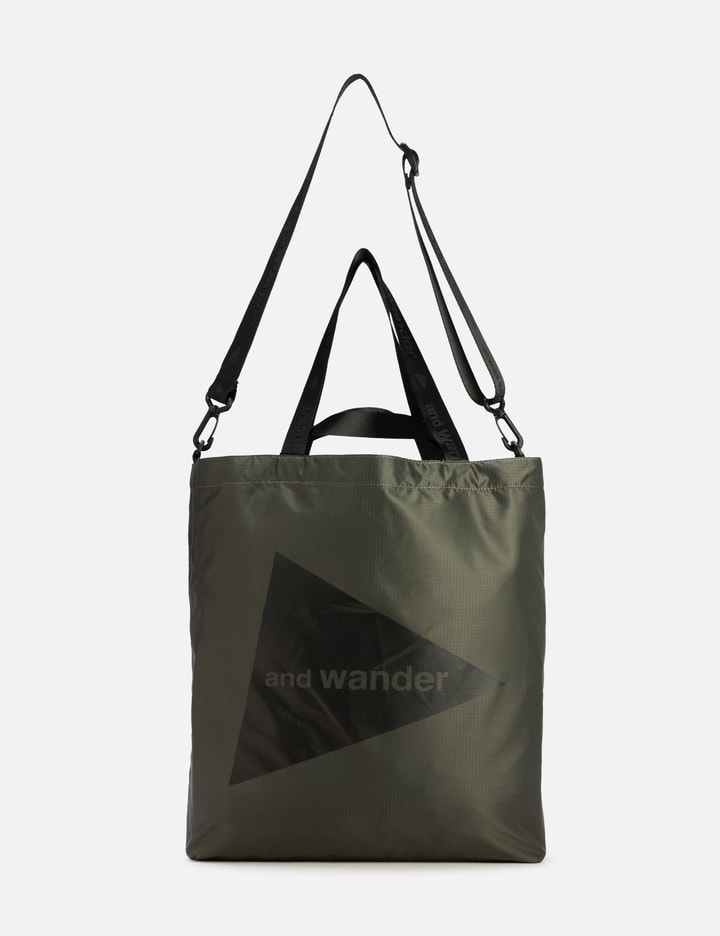 and wander Crispy Rip Logo Tote Bag