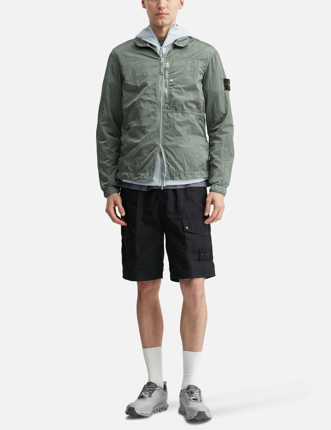 Nylon Metal In Econyl® Overshirt view 20
