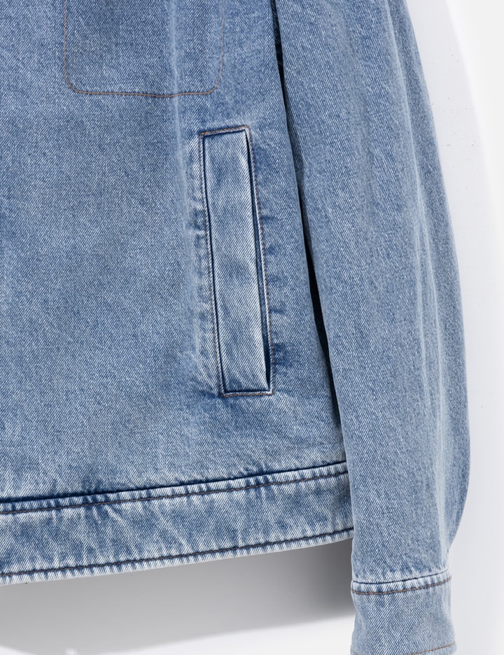 Ami Ami Paris Ami De Coeur Corduroy-Trimmed Denim Jacket