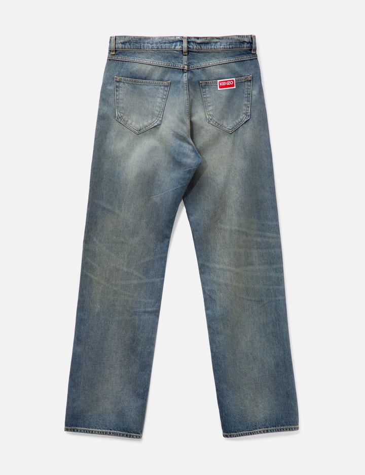 skadedyr Døds kæbe Tumult Kenzo - Straight Fit Asagao Japanese Denim Jeans | HBX - Globally Curated  Fashion and Lifestyle by Hypebeast
