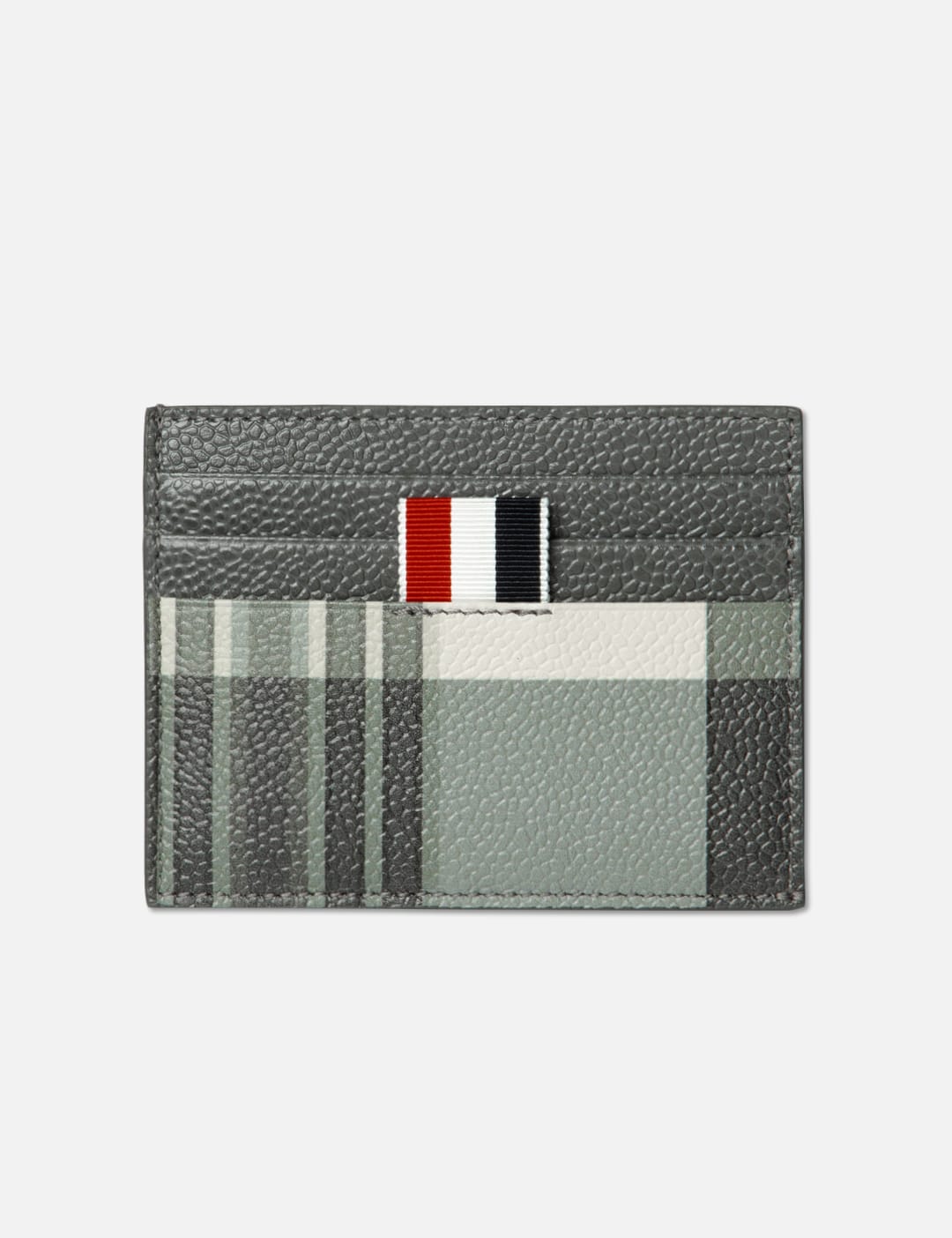 Thom Browne Single Card Holder with Bill Compartment