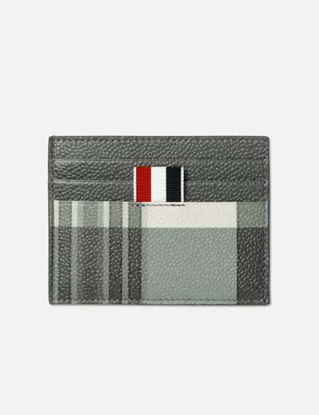 Thom Browne Single Card Holder with Bill Compartment