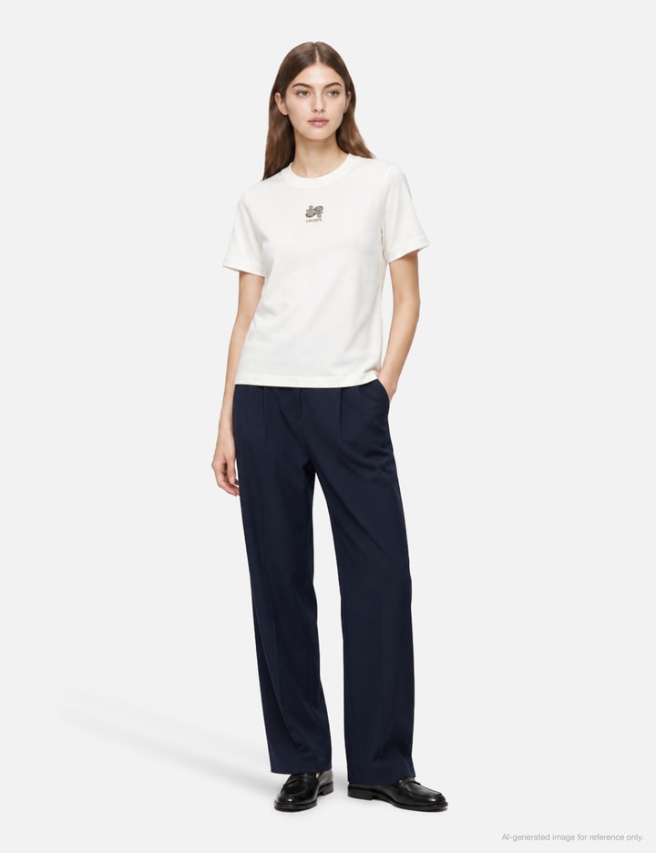 Lacoste Embroidery Accent Jersey T-Shirt
