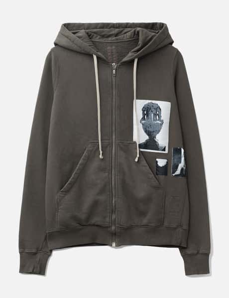 Rick Owens Drkshdw Patch Zip Hoodie