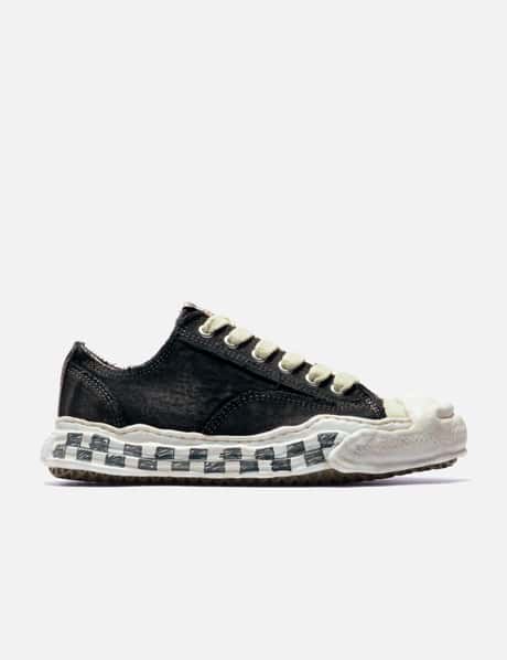 메종 미하라 야스히로 Hank Graffiti Sole Low-Top Sneakers