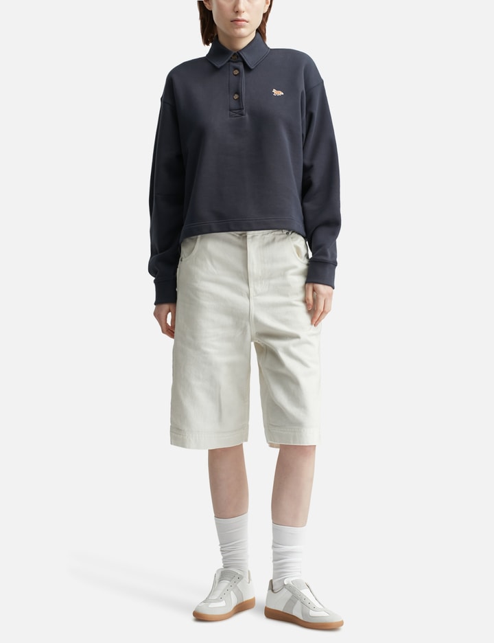 Baby Fox Cropped Polo Sweatshirt Placeholder Image