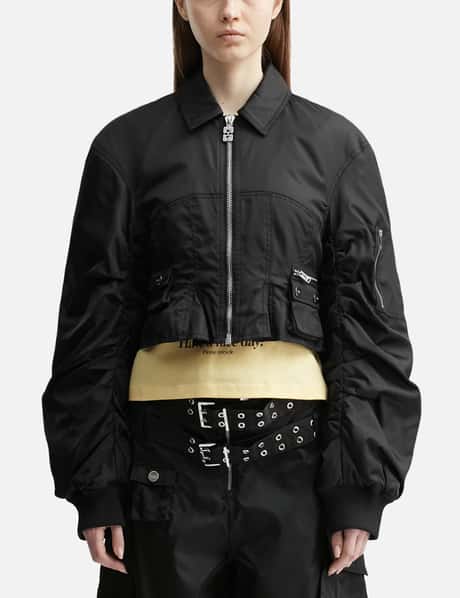 Duchesse Nylon Fitted Jacket view 15
